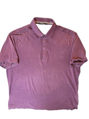 Zegna Sport Mens Polo Shirt XXXL Purple Golf Sporty Preppy Classic Travel